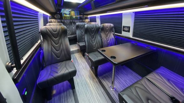 18 passenger sprinter van interior college station