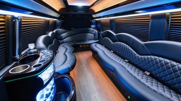 college station sprinter limousine interior